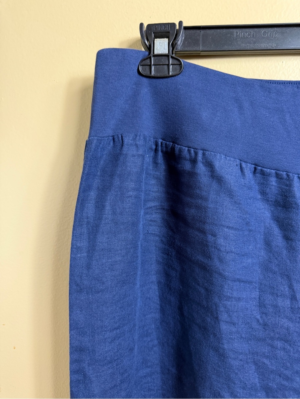 NWOT Matilda Jane Great Beyond navy blue linen wide leg pants XL - Picture 2 of 5